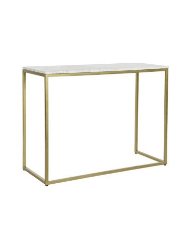 Console M Tal Dor Et Marbre Blanc