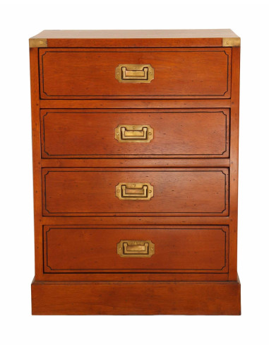 Côté Loges | Petite commode Magellan bois et laiton