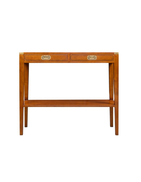 Côté Loges | Console Magellan en bois massif artisanal chic