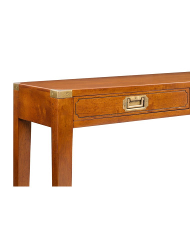 Côté Loges | Console Magellan en bois massif artisanal chic