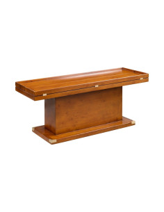 Côté Loges | Table basse Magellan en bois avec abattants 2