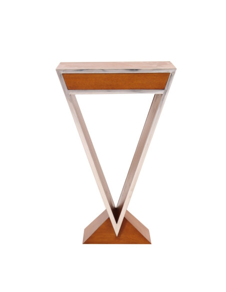 Côté Loges | Console Gatsby 1 tiroir en hévéa artisanal