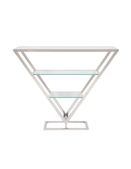 Côté Loges | Console Thales en bois au design épuré