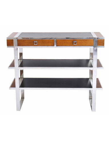 Côté Loges | Console Aston en noyer style contemporain