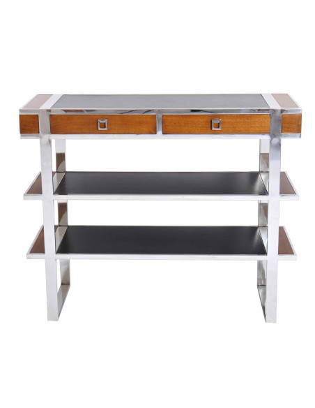 Côté Loges | Console Aston en noyer style contemporain