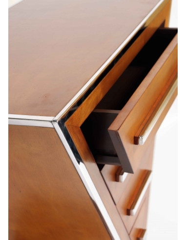 Côté Loges | Commode Gatsby N°3 bois noyer design chic