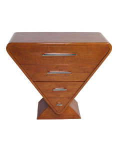 Côté Loges | Commode Rivoli noyer en bois massif élégant