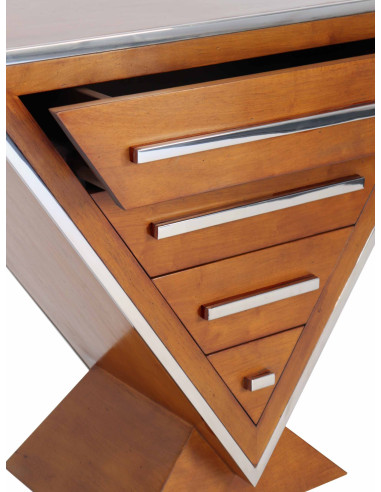 Côté Loges | Commode Gatsby N°3 bois noyer design chic