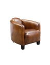 Fauteuil N°1 Cuir Vintage