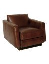 Fauteuil Milano cuir vintage