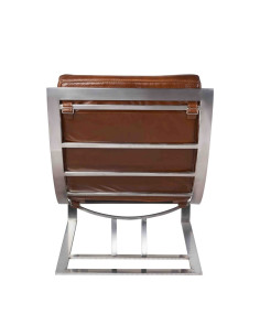 Côté Loges | Fauteuil City en cuir vintage au design industriel 2