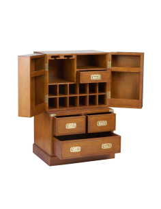 Côté Loges | Bar Magellan n°2 en bois massif et laiton 2