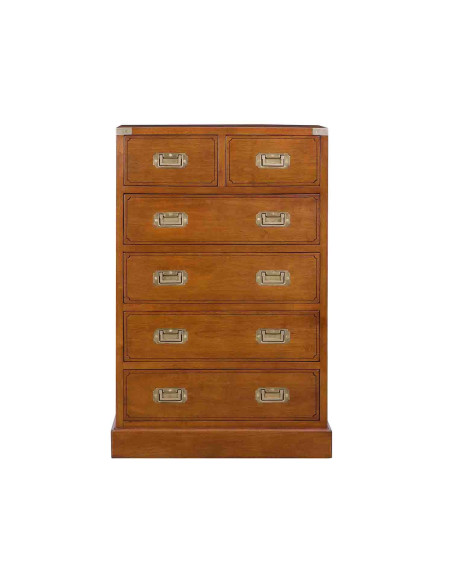 Côté Loges | Commode Magellan en bois massif et laiton