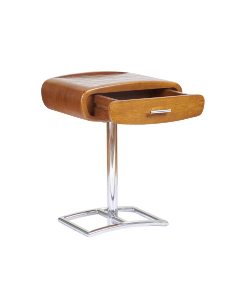 Côté Loges | Chevet Marina 1 tiroir en bois massif design