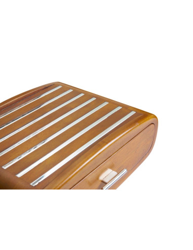 Côté Loges | Chevet Marina 1 tiroir en bois massif design