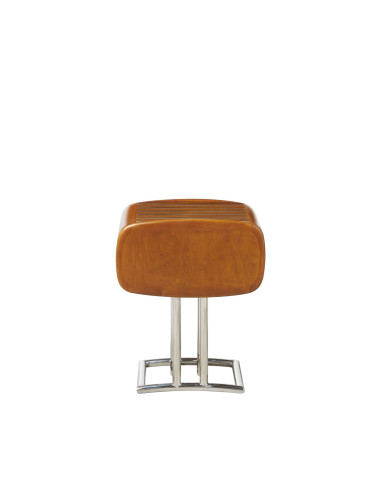 Côté Loges | Chevet Riviera en bois massif et inox design