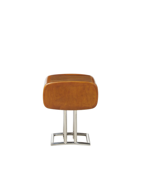 Côté Loges | Chevet Riviera en bois massif et inox design