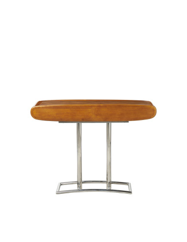 Côté Loges | Console Marina en bois design et acier inox