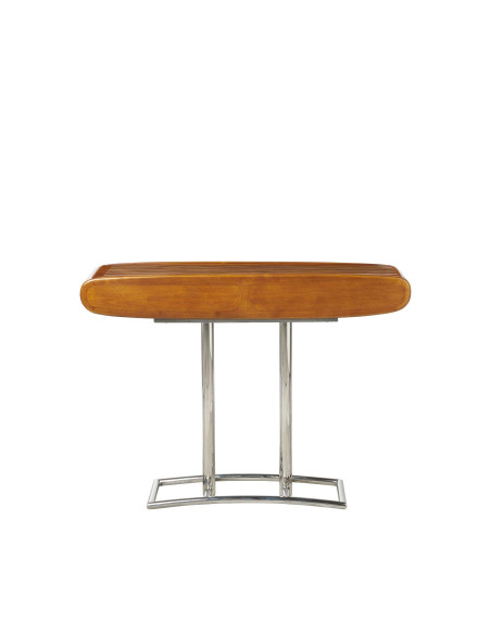 Côté Loges | Console Marina en bois design et acier inox