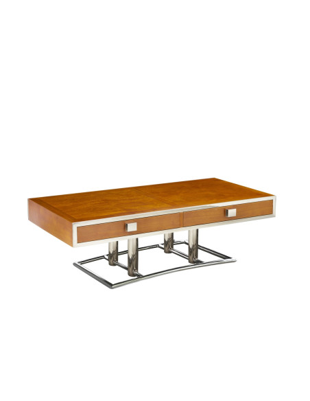 Côté Loges | Table basse Triomphe en bois design élégant