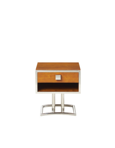 Côté Loges | Chevet Triomphe en bois massif avec 1 tiroir