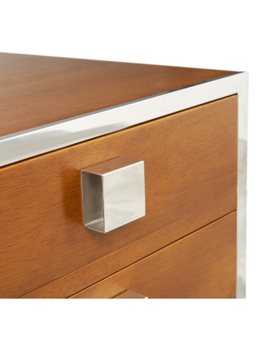 Côté Loges | Chevet Triomphe bois massif avec 2 tiroirs