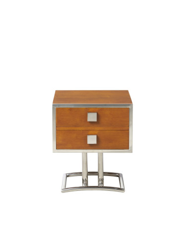 Côté Loges | Chevet Triomphe bois massif avec 2 tiroirs