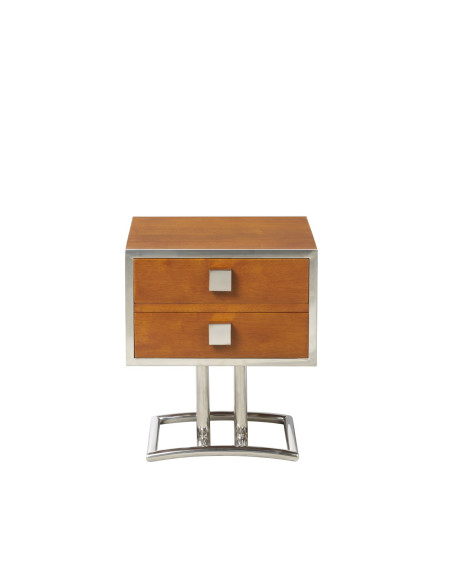 Côté Loges | Chevet Triomphe bois massif avec 2 tiroirs