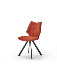 Chaise pivotante Sun tissu Terracotta