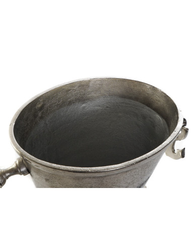 Côté Loges | Seau à champagne Ancre en aluminium argenté