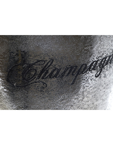 Côté Loges | Seau à champagne Ancre en aluminium argenté
