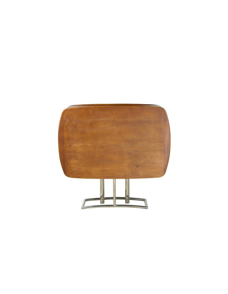 Côté Loges | Bibliothèque Marina bois massif et inox design