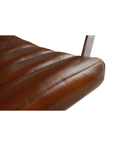 Côté Loges | Fauteuil de bureau City pivotant en cuir luxe