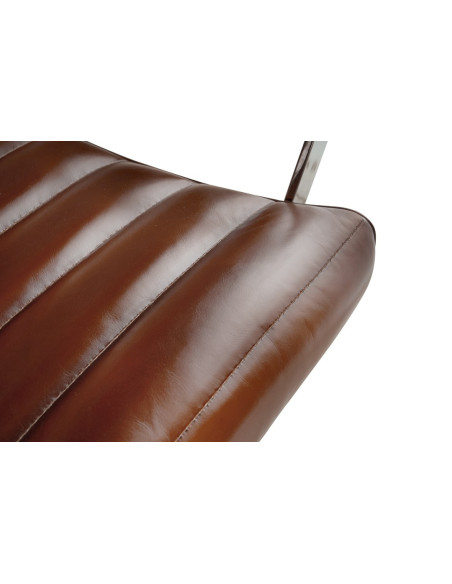 Côté Loges | Fauteuil de bureau City pivotant en cuir luxe