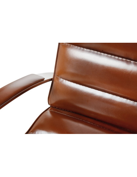 Côté Loges | Fauteuil de bureau City pivotant en cuir luxe