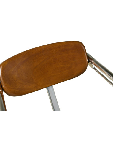 Côté Loges | Chaise Marina en cuir avec accoudoirs design