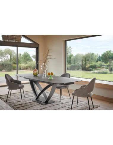 Table céramique extensible 200 à 290 cm - MILAN -