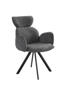 Fauteuil Bubble Pierre avec accoudoirs | Chic minéral
