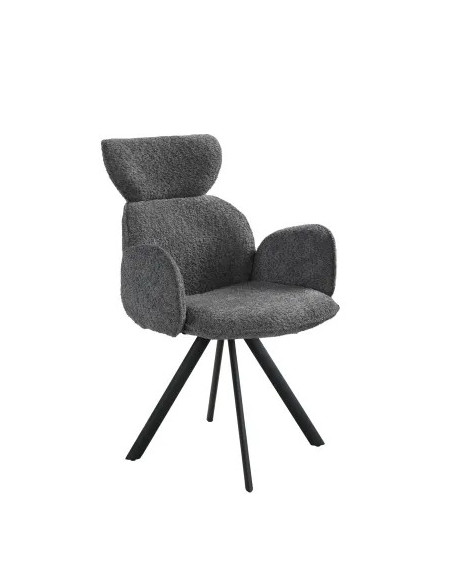 Fauteuil Bubble Pierre avec accoudoirs | Chic minéral