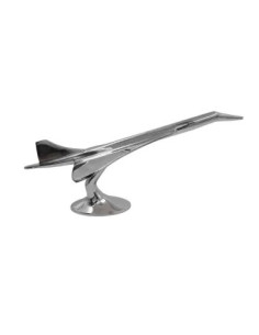 Concorde miniature nickelée – Modèle moyen déco