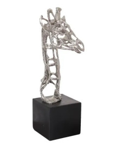 Tête girafe déco en étain | Originale et graphique