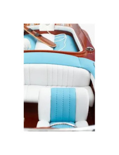 Canot moteur déco 67 cm | Maquette bateau bois marine 2