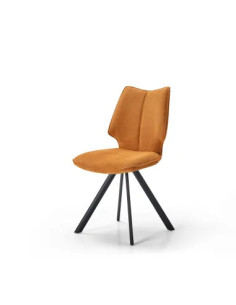 Chaise Sun pivotante safran | Luminosité et design