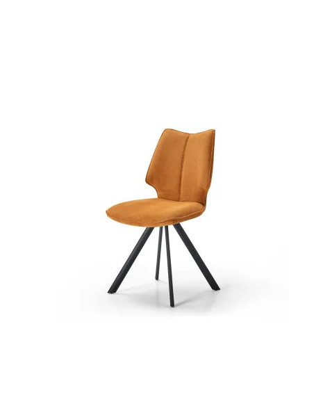 Chaise Sun pivotante safran | Luminosité et design