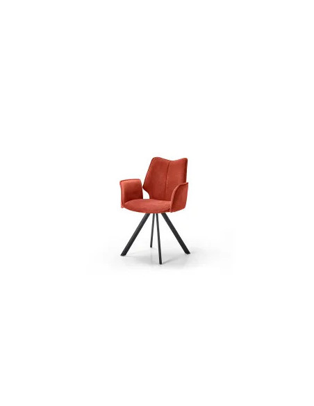 Fauteuil Sun pivotant terracotta | Style et confort