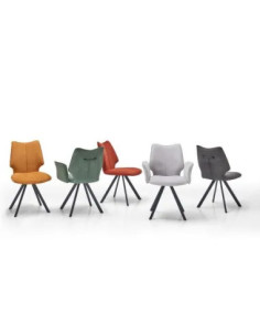 Fauteuil Sun pivotant gris foncé | Sobriété et confort 2