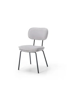 Chaise Honey gris clair | Élégance douce et pratique