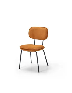 Chaise Honey safran | Couleur éclatante et confort