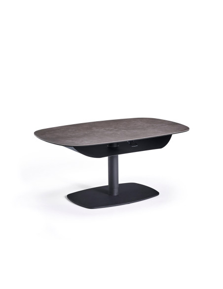 Table basse / Bureau Desk relevable céramique