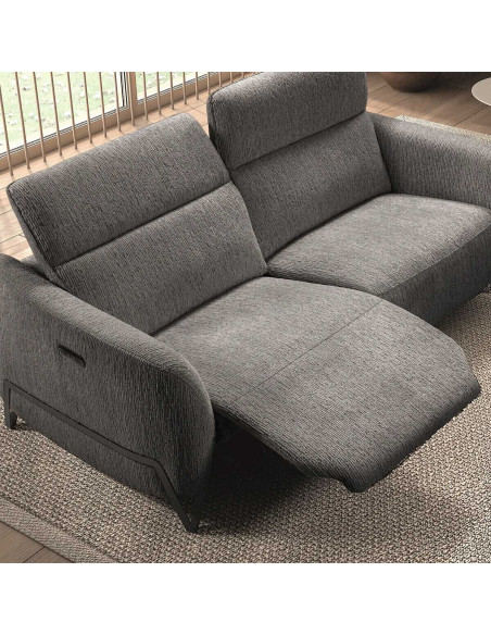 Canapé Relax 3 places Amsterdam gris